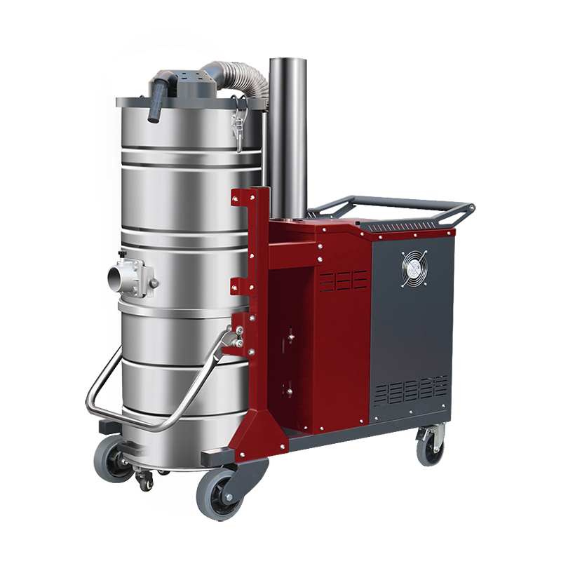 德州坦洁380V 双桶手动反吹工业吸尘器X8系列